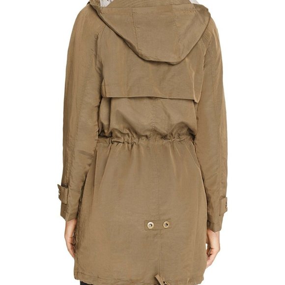 Anorak Drawstring Water Resistant Hooded Jacket Bloomingdales Exclusive NWT - Picture 2 of 10